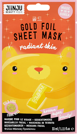 Gold Foil Tuchmaske JiiNJU BEAUTY