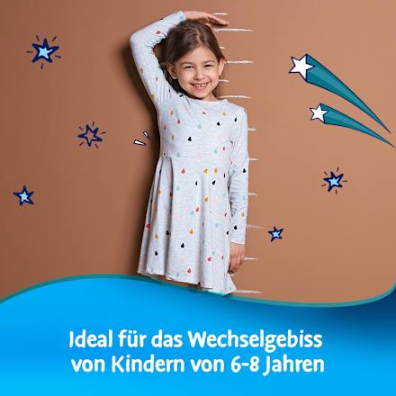 Zahnbürste Kinder Juniorzahn, 6 bis 8 Jahre weich Dr. Best