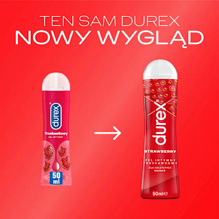 Żel intymny truskawkowy  Durex