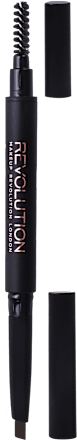 Молив за вежди Duo Brow Definer - Dark Brown REVOLUTION