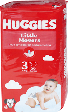 Pannolini Little Movers taglia 3 (4-9 kg) Huggies