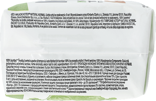 Absorbante Natural Normal Kotex
