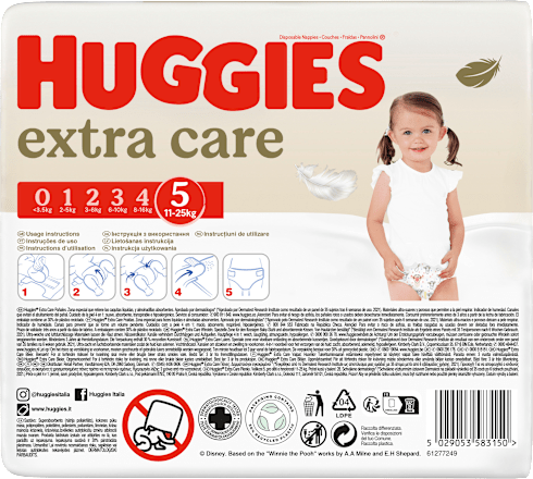 Windeln extra care Gr. 5 (11-25 kg) Disney Huggies