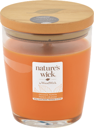 Vonná sviečka stredná Orange & Papaya nature's wick