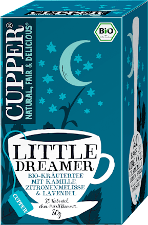 Bio Bylinný čaj Little Dreamer harmanček, medovka & levanduľa Cupper