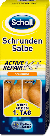 Fußcreme active repair K+ mit 25% Urea & Keratin Dr. Scholl's