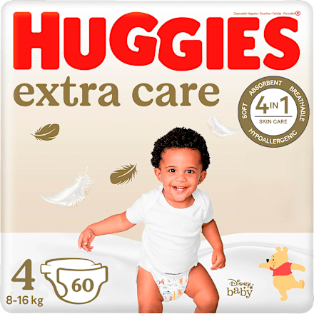 extra care pelene - Disney baby, veličina 4 (8-16kg) HUGGIES