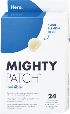 Hydrokoloidné náplasti na akné Mighty Patch Invisible + Hero.