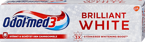Zahnpasta Brilliant White Odol med 3