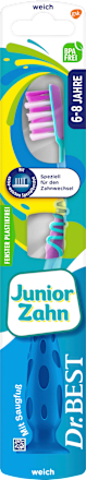 Zahnbürste Kinder Juniorzahn, 6 bis 8 Jahre weich Dr. Best