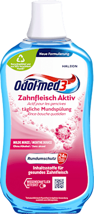 Mundspülung Zahnfleisch Aktiv Milde Minze Odol med 3