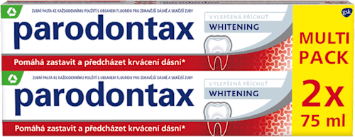 zubní pasta Whitening 2x75 ml parodontax