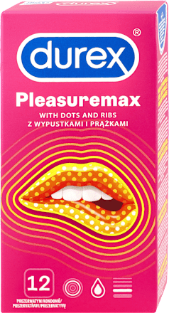 Prezerwatywy lateksowe Pleasuremax  Durex
