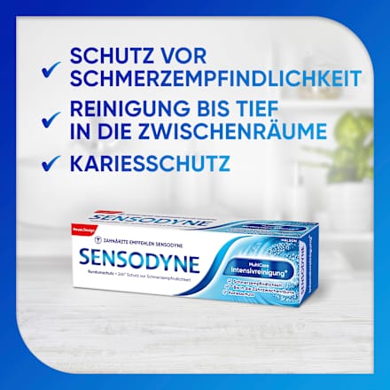 Zahnpasta Intensivreinigung mit Mizellenschaum Sensodyne