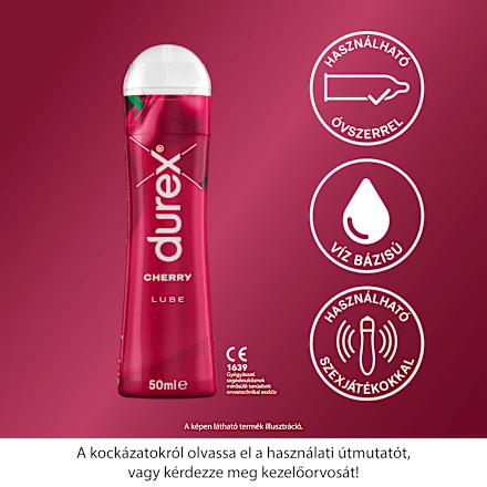 Síkosító gél Cherry Durex