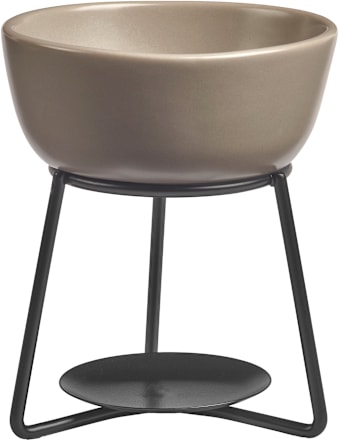 Aromatizor pentru ceara parfumata ceramica bej OS YANKEE CANDLE