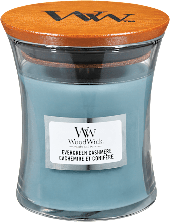 Dišeča sveča Evergreen Cashmere  Wood Wick