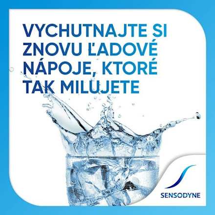 Zubná pasta s fluoridom Extra Whitening Sensodyne