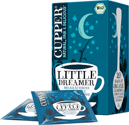 Bio Bylinný čaj Little Dreamer harmanček, medovka & levanduľa Cupper