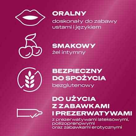 Żel intymny wiśniowy  Durex