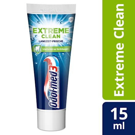 Zahnpasta Extrem Fresh, Reisegröße Odol med 3