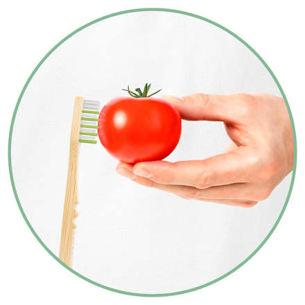 Zahnbürste Nature Bambus Interdent mittel Dr. Best