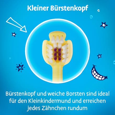 Zahnbürste Kinder Erste Zähne, 0 - 2 Jahre extra weich Dr. Best