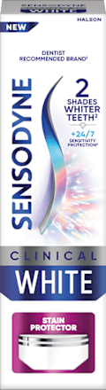 zubní pasta Clinical White Stain Protector Sensodyne