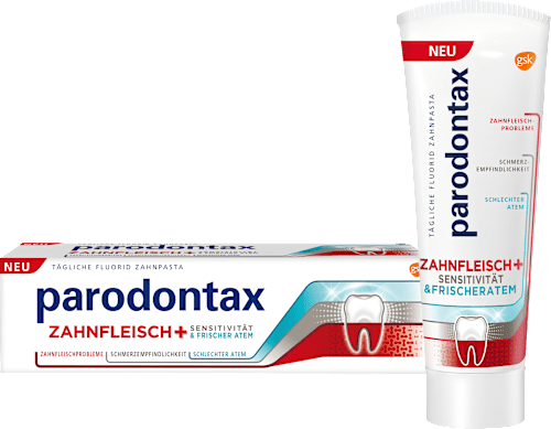 Zahnpasta Zahnfleisch + Sensitivität & frischer Atem Parodontax
