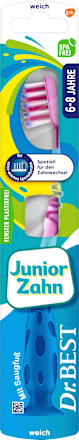 Zahnbürste Kinder Juniorzahn, 6 bis 8 Jahre weich Dr. Best