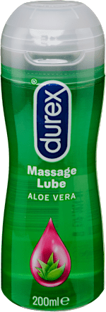 Masszázs gél és síkosító 2in1, aloe vera Durex