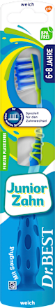 Zahnbürste Kinder Juniorzahn, 6 bis 8 Jahre weich Dr. Best