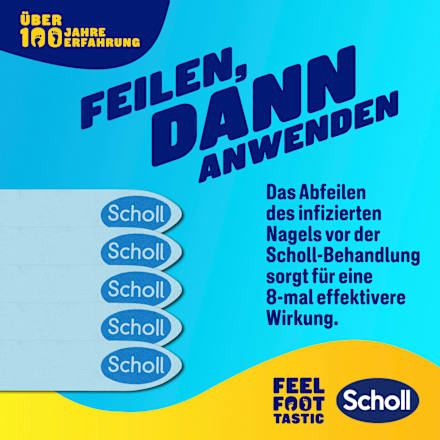 Nagelpilz Set 2in1, Feile & Tinktur Scholl