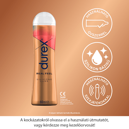 Síkosító gél Real Feel Durex