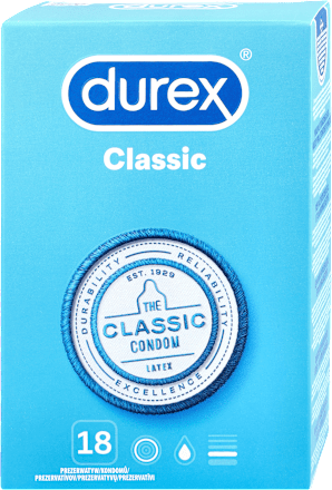 Prezerwatywy lateksowe Classic  Durex