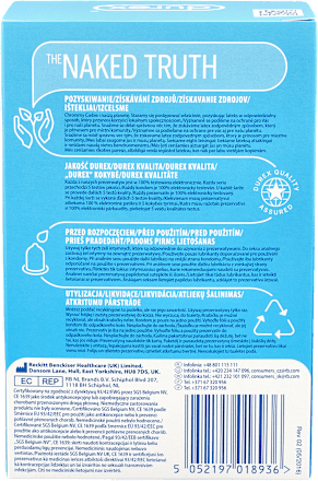 Prezerwatywy lateksowe Extra Safe  Durex