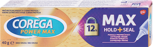  Krema za pričvršćivanje zubne proteze Power Max – Max Hold & Seal COREGA