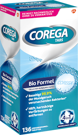 Tabs Bio Formel Gebissreinigungstabletten COREGA