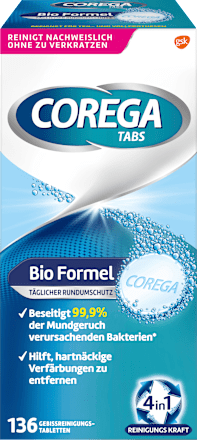 Tabs Bio Formel Gebissreinigungstabletten COREGA