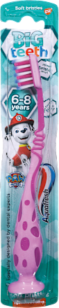 Детска четка за зъби Big Teeth, 6-8 години, различни цветове/мотиви Aquafresh