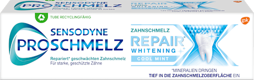 Zahnpasta ProSchmelz Repair Whitening Cool Mint Sensodyne