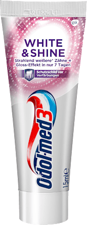Zahnpasta White & Shine, Reisegröße Odol med 3