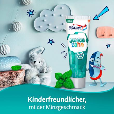 Zahnpasta Juniorzahn 6-13 Jahren Odol med 3