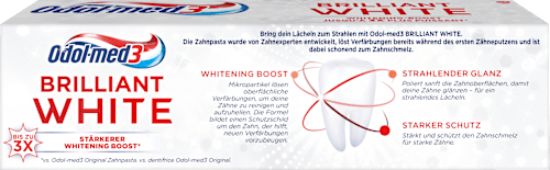 Zahnpasta Brilliant White Odol med 3