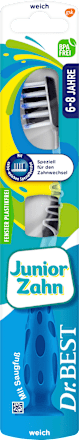 Zahnbürste Kinder Juniorzahn, 6 bis 8 Jahre weich Dr. Best