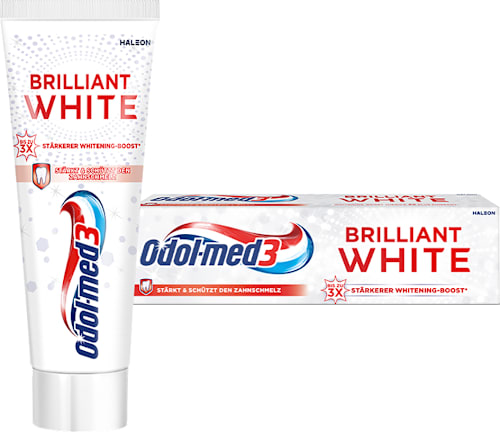 Zahnpasta Brilliant White Odol med 3