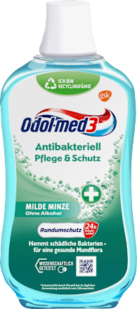 Mundspülung Antibakteriell Pflege & Schutz Odol med 3