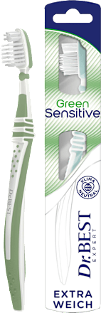 Zahnbürste Expert Green Sensitive Extra Weich sortiert Dr. BEST
