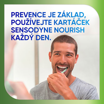 zubní kartáček Nourish Healthy Clean Soft Sensodyne