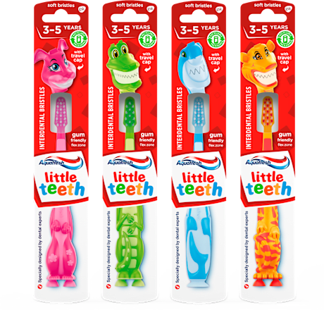 Little teeth dječija četkica za zube, 3 - 5 god., više vrsta Aquafresh